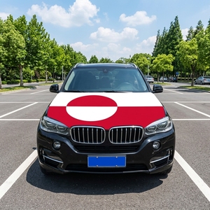Funda Personalizada para Capó de Coche con la <span class=keywords><strong>Bandera</strong></span> de <span class=keywords><strong>Groenlandia</strong></span>, 130x150cm, Spandex, Envoltura para Motor de Auto, Banderas Personalizadas para Capó de Coche para Todos los Países - Product Image 3