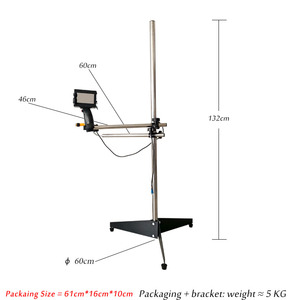 Kelier soporte para de mano impresora de inyección de tinta de Metal con cinta transportadora fecha codificador - Product Image 2