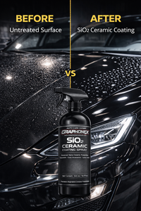 สเปรย์เคลือบเซรามิก GRAPHONEX Professional SiO ขนาด 500 มล. แบบใส |   น้ำยาเพิ่มความเงางามแบบกันน้ำสำหรับสีรถยนต์ - Product Image 5