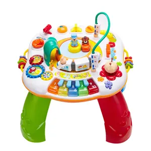Wholesale Children Educational Musical Toy Kids Playing Table Learning Activity Table for Baby