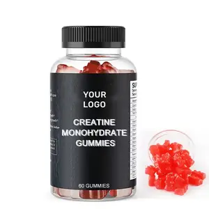 Probe kostenloses Kreatin Monohydrat Gummibärchen 4000 mg natürliches Kreatin Gummibärchen Pre-Workout Fitnessstudio-Supplement