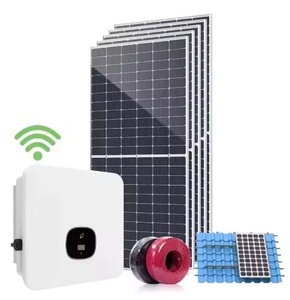 Paneles Solares Fotovoltaicos HJT de 550W, Inversor Growatt Morel-06, Sistema Solar Doméstico - Product Image 1