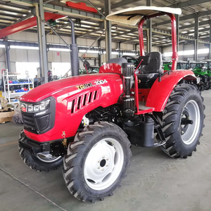 Tracteur agricole chinois 100 CV 4x4 à transmission par engrenages avec rotoculteur et cultivateur - Product Image 4
