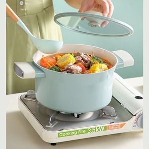 Ceramic Soup Pot 3.5L Non-Stick Cooking For Baby Food And Soup - Product Image 1