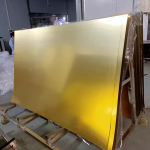 Wanzun 4ft x 8ft vàng ánh sáng vàng hồng vàng đen hai mặt gương 3mm với màng bảo vệ tự dính tấm gương acrylic - Product Image 3