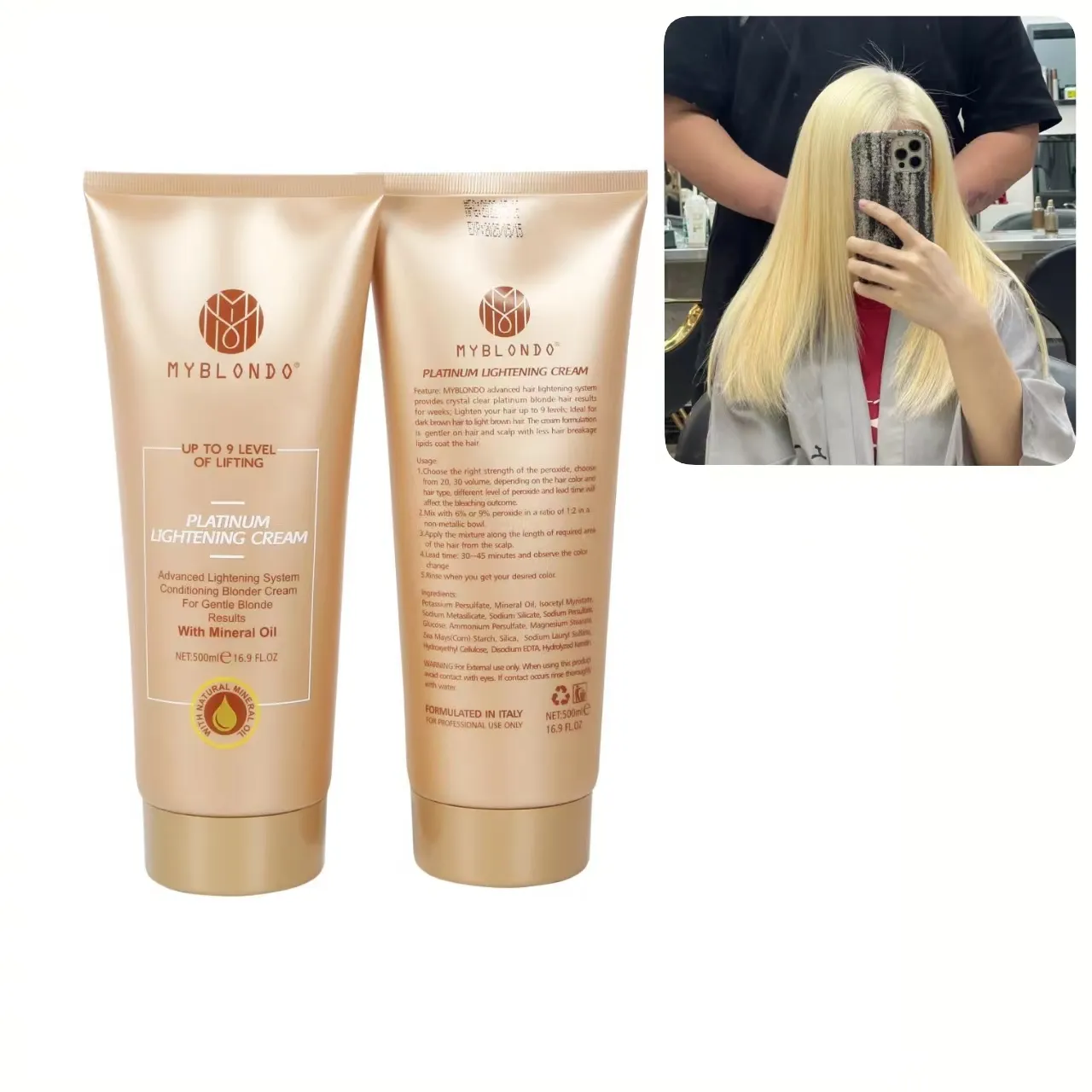 professional factory bleaching hair color cream for black hair easy to bleach