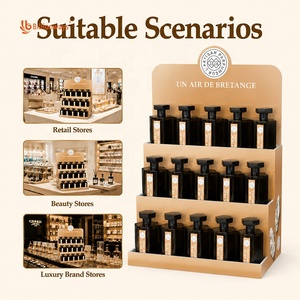 Expositor <span class=keywords><strong>de</strong></span> <span class=keywords><strong>Perfumes</strong></span> Personalizado <span class=keywords><strong>de</strong></span> PVC <span class=keywords><strong>de</strong></span> 5 mm, Estante <span class=keywords><strong>de</strong></span> Mostrador para Botellas <span class=keywords><strong>de</strong></span> Fragancia <span class=keywords><strong>de</strong></span> Tamaño Completo con Logotipo y Póster - Product Image 4