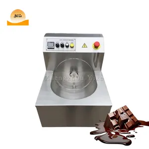 Commercial Large Melt Spread 8kg 15kg 30kg Chocolate Melting Continuous Temper Tempering Making Machine