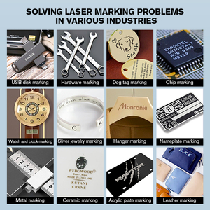 Dmk 20-60w उच्च गुणवत्ता वाले लेजर अंकन मशीन सिक्का धातु की बोतल के लिए अनुकूलन योग्य अंकन के साथ हैंडहेल्ड फाइबर लेजर - Product Image 5