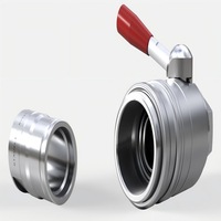 Raccord rapide à air comprimé haute pression Staubli RVS F8 pour machines de traitement et de renforcement des barres d'acier