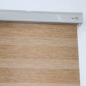 Quality Chinese Products Zebra Fabric Linen Color <strong>Bamboo</strong> Like <strong>Blinds</strong> - Product Image 4