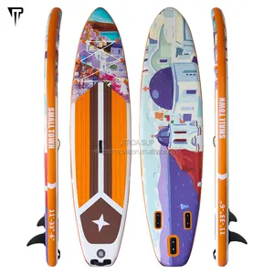 JTRDA 11' Small House Design Paddle Board China SUP supplier customized CE stand up board surf inflatable paddle sup