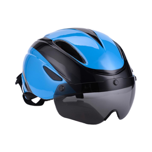 Lightweight Classic Adult Bicycle Helmet with Visor Universal Fit for Road Cycling Sports Use