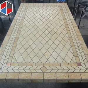 Plateaux <span class=keywords><strong>de</strong></span> <span class=keywords><strong>table</strong></span> ronds en marbre blanc céramique populaires - Product Image 6