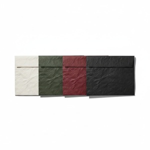 Folio pour ordinateur portable en Tyvek gris ardoise, avec rabat magnétique, sans fermeture éclair, design enveloppe mince, pochette exécutive personnalisée avec gaufrage - Product Image 6