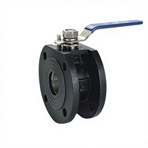 Válvula de bola de acero fundido ultrafina de paso directo con brida Q41F-16P/Q71F-16P, sin aislamiento para aceite, garantía nula, origen no especificado. - Product Image 1