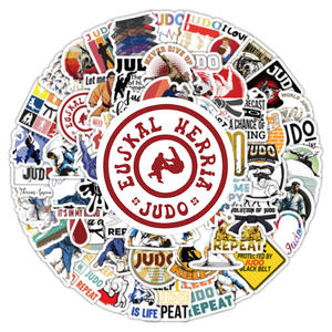 103 pièces dessin animé <span class=keywords><strong>japonais</strong></span> Judo Logo Graffiti autocollants pour bouteille voiture décor <span class=keywords><strong>Jujitsu</strong></span> Sport autocollant - Product Image 5
