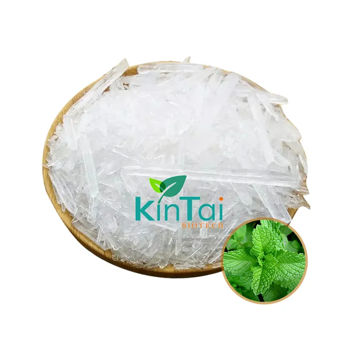 Pasokan pabrik kristal mentol alami murni Harga terbaik kristal Menthol tambahan makanan kristal mentol mint