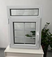 Fenêtre à battant insonorisée en PVC avec triple vitrage trempé 40 dB pour chambre calme, villa, entrée, maisons modernes