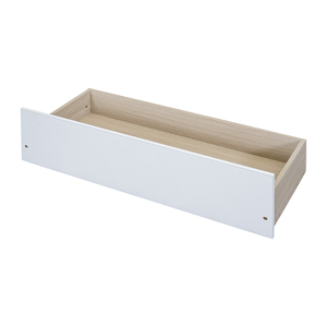 Cama de Día Doble de Madera con Dos Cajones, Cama Infantil Blanca con Almacenamiento - Product Image 6