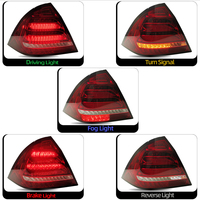 Feux arrière à LED modifiés pour Mercedes-Benz Classe C W203 C200 2000-2006, clignotants, feux arrière, Plug and Play