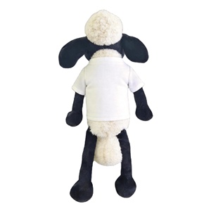 Adorabile Cuscino Peluche a Forma di Agnello Nero, Personalizzabile con Logo, Regalo Promozionale, Vendita all'Ingrosso - Product Image 2