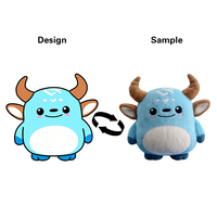Juguete de Peluche Personalizado al por Mayor de Fábrica, Muñeco Pequeño para Máquina de Garras, Regalo de Animal de Peluche para Niños