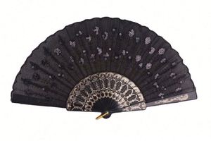 Éventail pliant en plastique avec motifs de dragon brodés chinois orientaux, différentes couleurs, pour fournitures promotionnelles de fête - Product Image 5