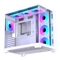 Boîtier PC Lovingcool Silent ATX Full Tower avec verre trempé panoramique, insonorisation et flux d'air optimal pour une configuration de jeu silencieuse