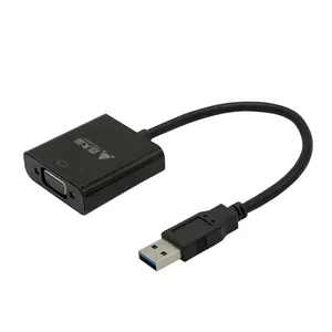 USB zu VGA HD1080P usb zu VGA Adapter Konverter Männlich zu Weiblich USB Kabel