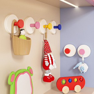 Suction Cup <b>Hooks</b> Round Wall Mounted Punch Free Heavy Duty Adhesive <b>Hooks</b> For <b>Bathroom</b> Storage Clothing Organizer - Product Image 1