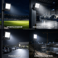 Projecteurs LED extérieurs 15000lm 100 Watts pour bâtiments et parkings