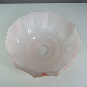 Đèn Pháp Bóng Râm Xù Lượn Sóng Diềm Xếp Cạnh Cá Hồi Hồng Nho Trang Trí Opaline Thủy Tinh Khăn Tay Chụp Đèn - Product Image 6