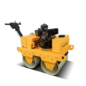 Double Drum Mini Road Roller Compactor Machine 325KG 0.3 Ton Road Roller For Sale