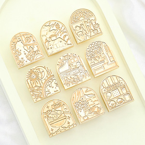 ホットセルドリームシリーズアーチ型フラットレイヤーカービングワックスシールスタンプヘッド - Product Image 3