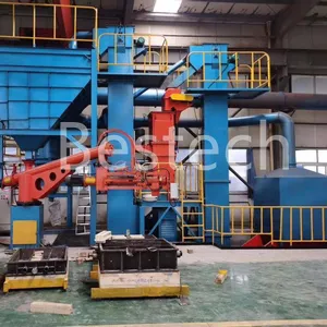 Foundry Cast Steel Resin Sand Moulding Line and Sand Preparation System Reclamation Production Line