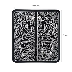EMS Foot Massager Mat for Pain Foot Relief Muscle Relaxation Improve Muscle Performance in The Shoulder Foldable Massage Pad