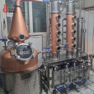 Equipo de Destilación Boben de 200L, Columna de Reflujo de Cobre Rojo, Destilador con Voltaje Ajustable 220V/380V/400V para <span class=keywords><strong>Whisky</strong></span>/Gin/Brandy - Product Image 4