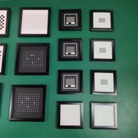 23-1  0.01mm Papan Kalibrasi Kotak-kotak Kaca Presisi Tinggi 17.5*17.5cm untuk Visi 3D, Pemindaian 3D, dan Inspeksi