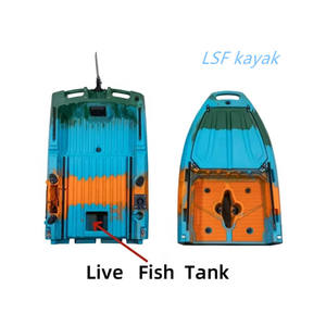 Kayak Modulare Superiore per Pesca in <span class=keywords><strong>Mare</strong></span>, Largo 1m e Lungo 3m, con Vasca per Pesci Vivi - Product Image 2