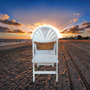 เก้าอี้พับได้พร้อมพนักพิง สำหรับงานอีเว้นท์ งานแต่งงาน สวน โรงแรม - ดีไซน์ทันสมัย พกพาสะดวก - Product Image 3