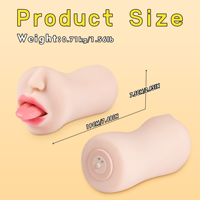 Masturbateur masculin automatique vibrant avec fonction de léchage de langue, en silicone, en forme de vagin, jouet sexuel de poche pour adultes, fournisseur
