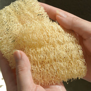 <b>Natural</b> Eco-Friendly Square Loofah Dishwashing <b>Sponge</b> Pad Biodegradable Kitchen Scrubber for Pots & Utensils Available in Stock - Product Image 1