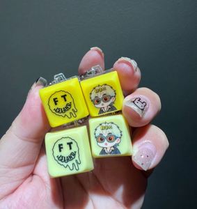 Hot-selling Custom PVC Anime Stress Relief Waterproof Lightweight Carabiner Keychain <b>Push</b> Button Mechanism Color-Luminescent - Product Image 1