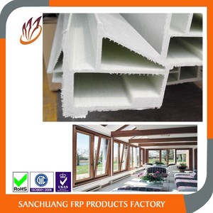 Personnalisé en fiber <span class=keywords><strong>de</strong></span> verre frp grp fiber <span class=keywords><strong>de</strong></span> verre matériau <span class=keywords><strong>composite</strong></span> renforcé profils fenêtres à lamelles cadre - Product Image 2