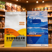 Sacs d'emballage pour aliments pour animaux de compagnie en PLA biodégradable avec logo personnalisé et fermeture écologique pour les marques de vente au détail d'aliments biologiques pour animaux de compagnie