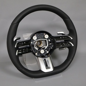Volante de Cuero Personalizado para <span class=keywords><strong>Mercedes</strong></span> <span class=keywords><strong>Benz</strong></span> C117 C197 C205 W117 W166 C300 X164 - Product Image 3