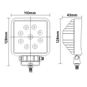 ไฟหน้า LED แบบ10-80V 27W ไฟหน้า LED - Product Image 4