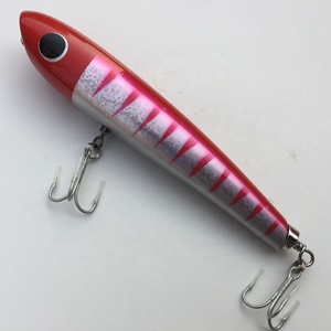 Missjordan — leurre flottant pencil avec hameçon <span class=keywords><strong>VMC</strong></span>, grand appât en bois, pour la traîne, nouvel arrivage, 130G, 215MM - Product Image 2