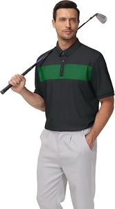 Camisas Formales de Manga Corta para Hombre, 100% Poliéster, Secado Rápido, Absorción de Humedad, Tela de Punto con Serigrafía, Ropa de Golf - Product Image 4